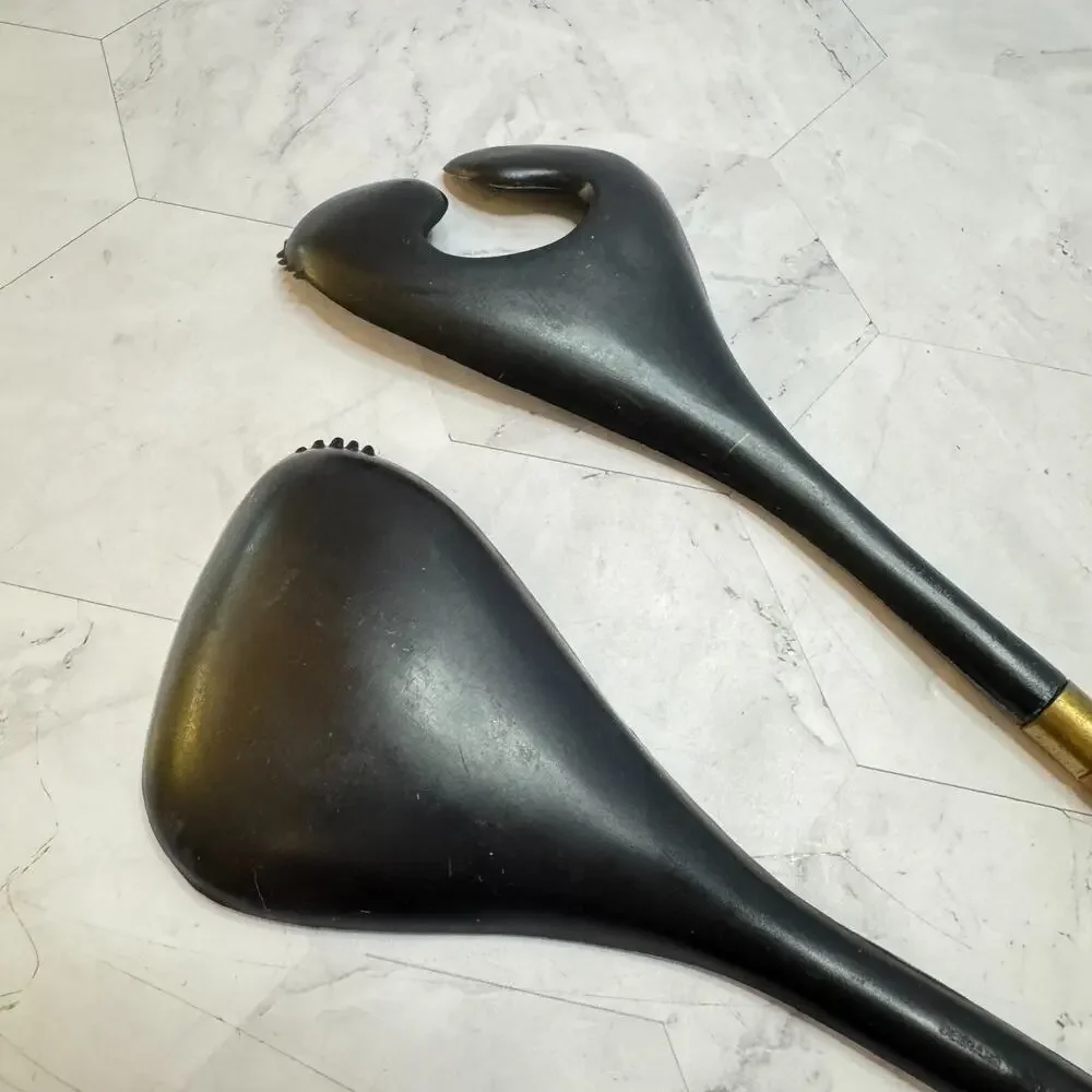 Vintage Helge Benzin Salad Servers Denmark Danish Designer 12
